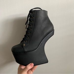 Jeffrey Campbell Nightwalk Lita Shoes Black Size 39EU 8.5US